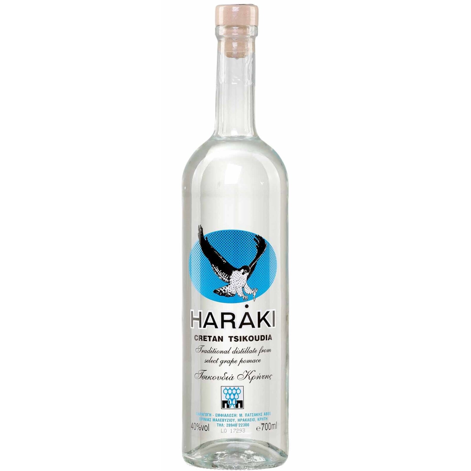 Raki von Kreta Haraki 40 0,7l Patsakis bei Jassas kaufen, 16,19