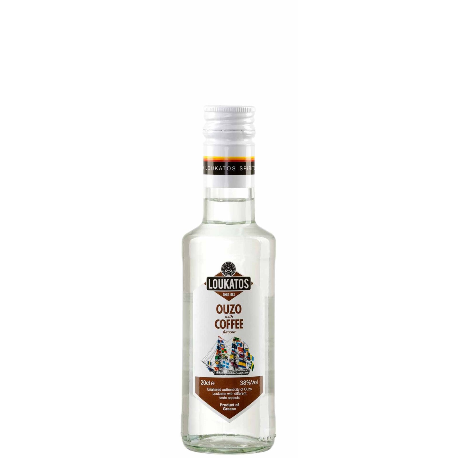 KaffeeOuzo (CoffeeAnise) Likör 21 0,2l Aigaion bei Jassas kaufen,