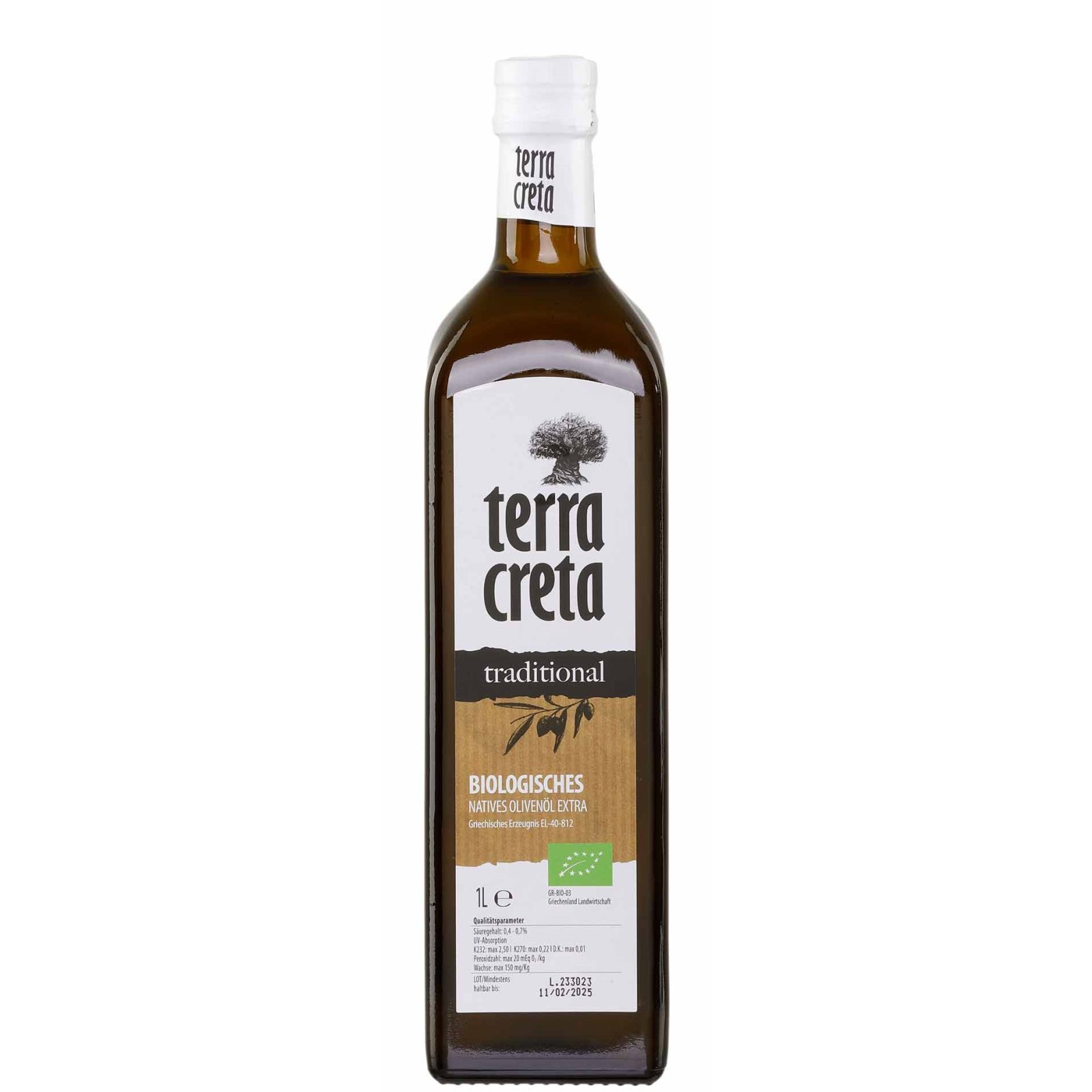 Terra Creta Bio Olivenöl 1,0l GR-BIO-03 bei Jassas kaufen, 18,99 €