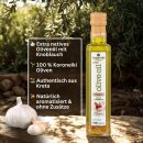 Olivenöl mit Knoblauch 0,25l Cretan Olive Mill
