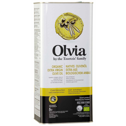 Olvia BIO Olivenöl 5,0l Tzortzi´s Family GR-BIO-01