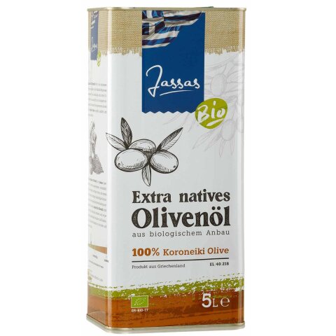 Jassas Bio Olivenöl 5,0l GR-BIO-17
