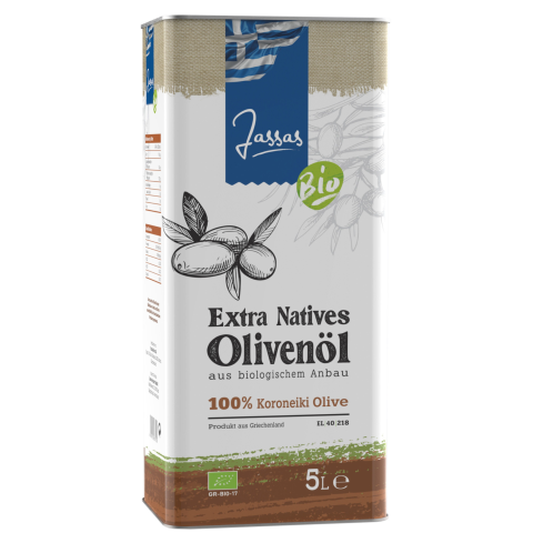 Jassas Bio Olivenöl 5,0l GR-BIO-17 (ehemals ElaioGi Bio)
