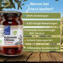 Kalamata Oliven Bio mit Stein 210g Jassas GR-BIO-15