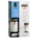 Ouzo Pilavas 40% 0,7l + 1 Glas in Geschenkbox