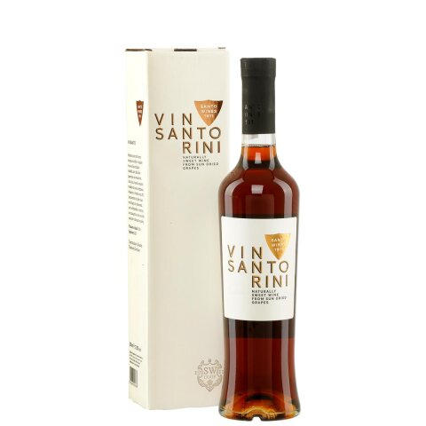 Vinsanto Santorini P.D.O. weiß mit Box 0,5l Santo Wines