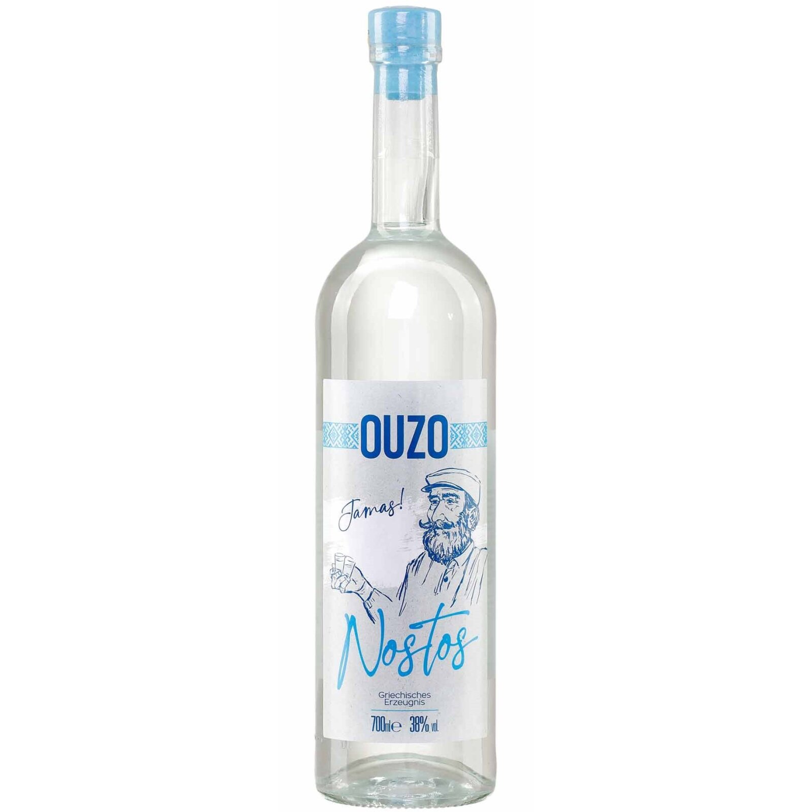Ouzo Nostos 38 0,7l bei Jassas kaufen, 10,49