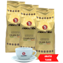 Mocambo Gran Bar Gold 3x 1000g + 1x Milchkaffee Tasse gratis