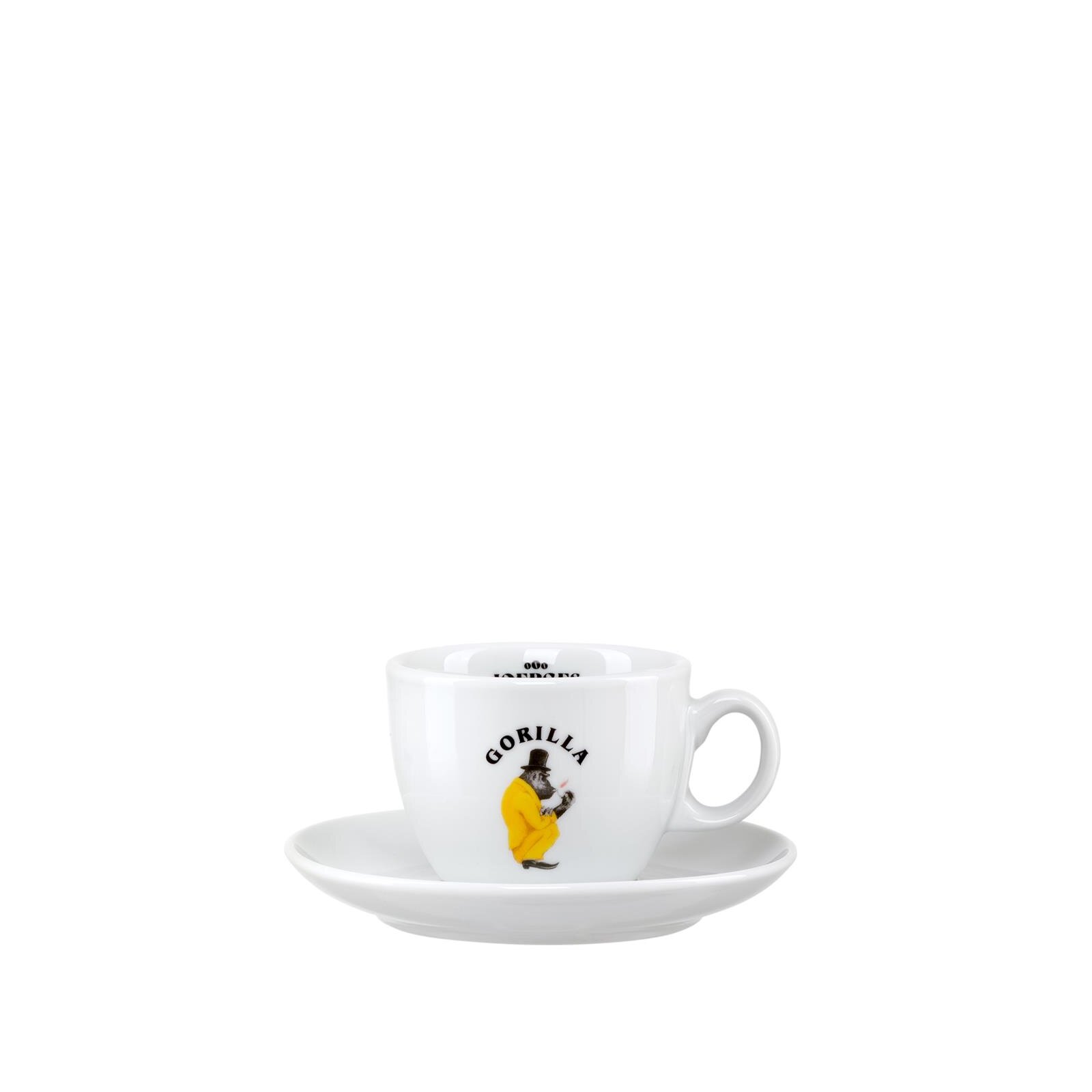 Gorilla Milchkaffee Tasse (310ml) mit Unterteller bei Jassas online k, 10,99 €