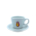 Gorilla Milchkaffee Tasse (310ml) mit Unterteller