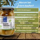 Grüne Oliven Bio mit Stein 210g Jassas GR-BIO-15