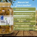 Grüne Oliven Bio ohne Stein 860g Jassas GR-BIO-15