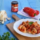 Rote Paprika Paste mit Knoblauch 200g Buono