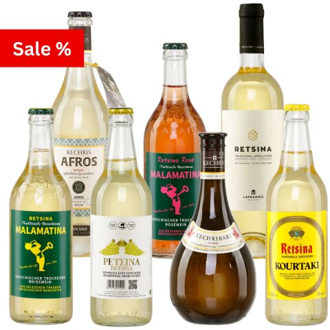 Retsina Probierset 5x 0,5l & 2x 0,75l