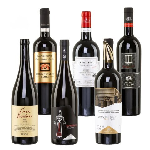 Rotwein Probierset trocken 6x 0,75