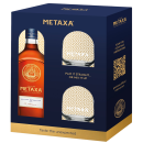 Metaxa 12 Sterne 40% 0,7l + 2 Tumbler in Geschenkbox