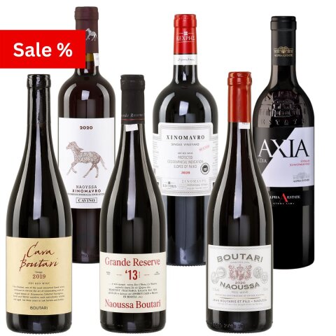 Rotwein trocken Probierset Xinomavro 6x 0,75l