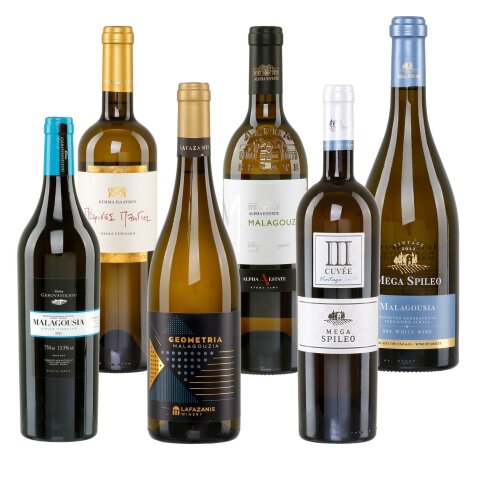Weißwein trocken Probierset Malagousia 6x 0,75l