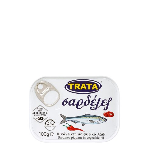 Sardinen pikant eingelegt 100g Trata