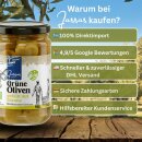 Grüne Oliven Bio mit Zitrone gefüllt 170g Jassas GR-BIO-15