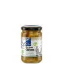 Grüne Oliven Bio mit Knoblauch gefüllt 170g...