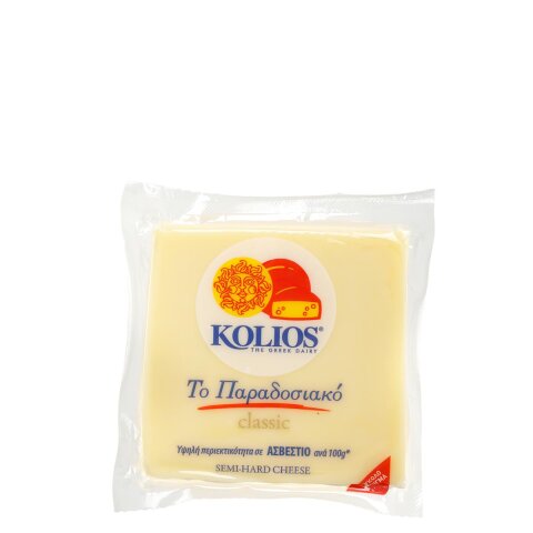 Traditioneller Schnittkäse semi-hart (am Stück) 370g Kolios