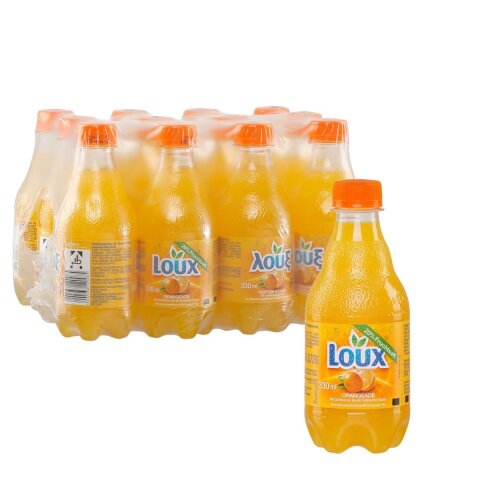 Loux Orangenlimonade 12x 0,33l EINWEG Pfandflasche