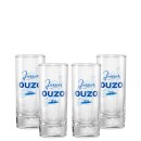4er Set Jassas Original Ouzo Glas 14cl