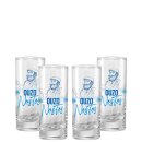 4er Set Nostos Original Ouzo Glas 14cl