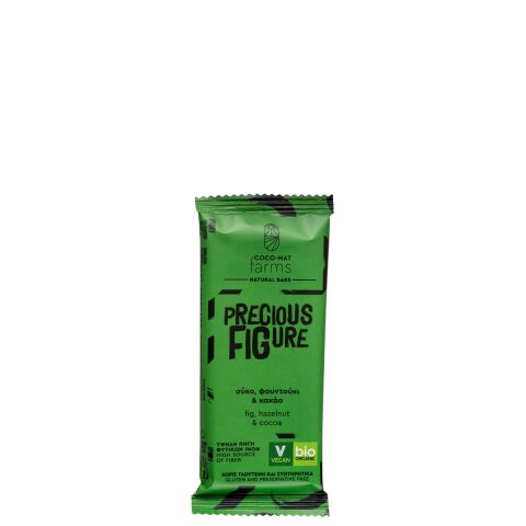 Sesamriegel mit Feigen, Haselnuss und Kakao "Precious Figure" 40g CocomatFarms GR-BIO-13