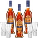 Metaxa 7 Sterne 3x 0,7l + 4 GRATIS Metaxa Tumbler Spyros...