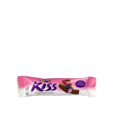 Kiss Schokoriegel mit Erdbeerfüllung 27,5g Pavlidis