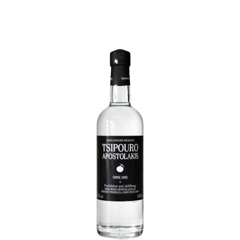 Tsipouro ohne Anis 40% 0,2l Apostolakis