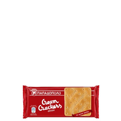 Cream Crackers rot 140g Papadopoulos