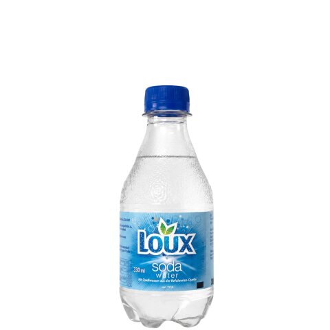 Loux Soda Wasser 0,33l EINWEG Pfandflasche