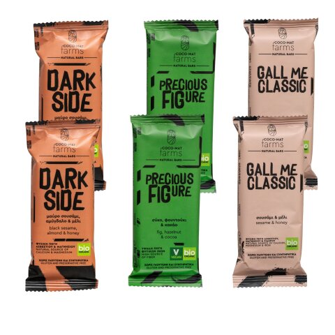 Sesamriegel Probierset 6x 40g CocomatFarms GR BIO-13