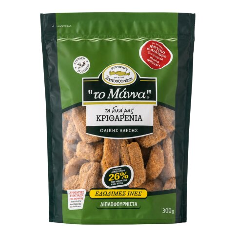 Gerstenvollkorn-Zwieback 300g MANNA