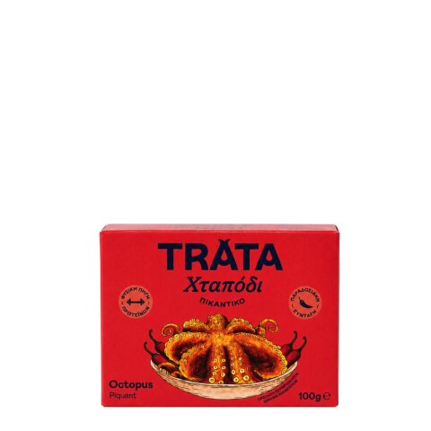 Oktopus in pikanter Soße 100g Trata