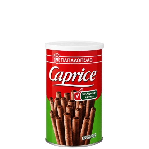 Caprice Waffelröllchen -30% Zucker 250g Papadopoulos