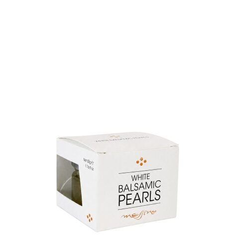 Weiße Balsamico-Perlen 50ml Papadeas Messino