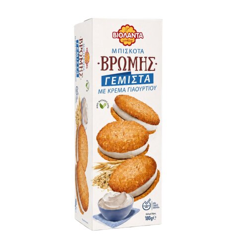 Sandwich-Hafer-Cookies mit Joghurtfüllung 180g Violanta