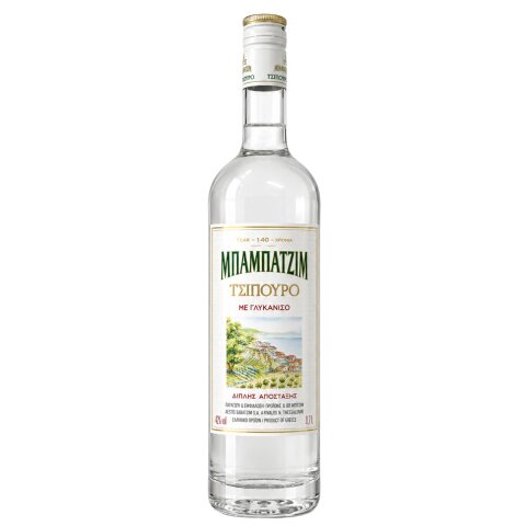 Tsipouro mit Anis 42% 0,7l Babatzim