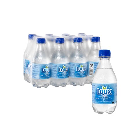 Loux Soda Wasser 12x 0,33l EINWEG Pfandflasche