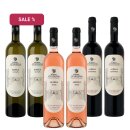 Alfega Probierset 2x rot 2x weiß 2x rose 0,75l...