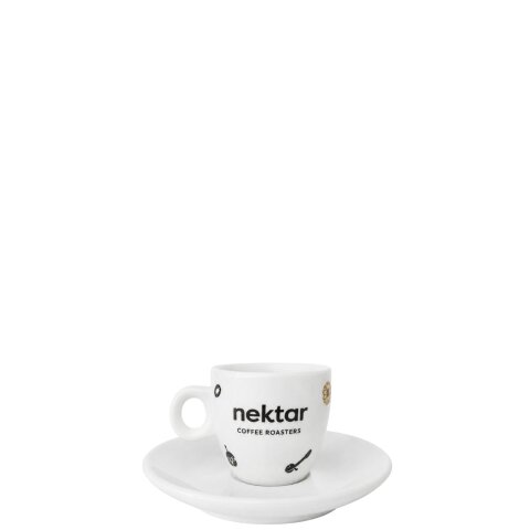 Mokka Tasse mit Unterteller 80ml Nektar