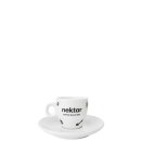 Mokka Tasse mit Unterteller 80ml Nektar