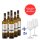 Mega Spileo Cuvée III weiß trocken 6x 0,75l Cavino + 2x Weingläser GRATIS