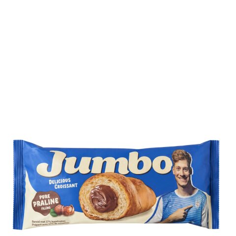 Jumbo Croissants mit Pralinen-Haselnussfüllung 110g Ohonos Snacks