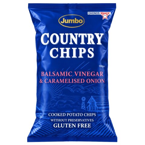 Country Chips mit Balsamico und karamellisierte Zwiebeln 150g Jumbo