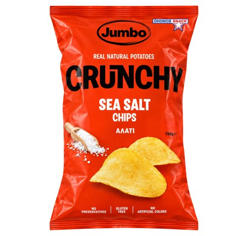 Crunchy Chips mit Salz 90g Jumbo